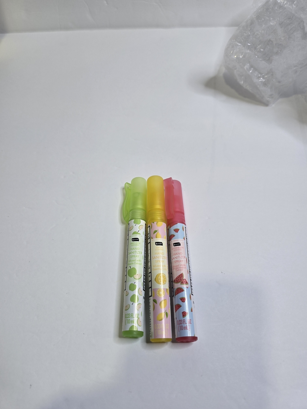 Pocket Hand Sanitizer Spray Trio - Green, Yellow, Pink